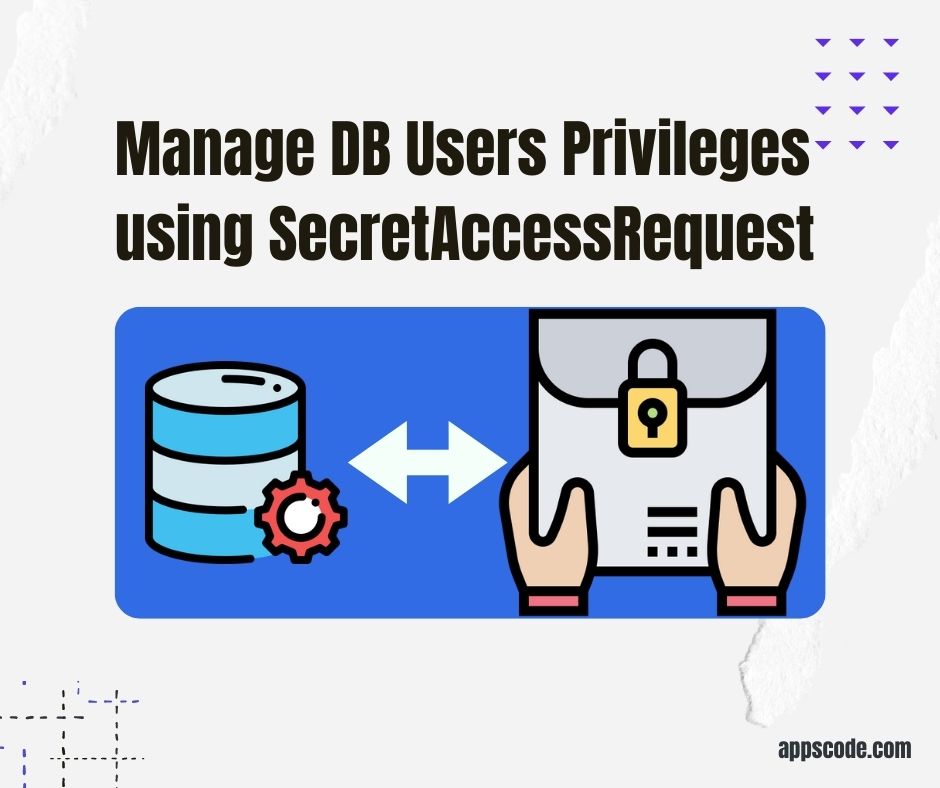 Manage DB Users Privileges using SecretAccessRequest