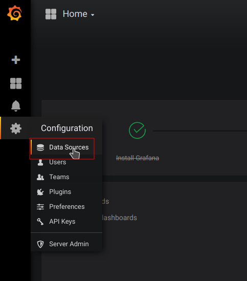 Grafana: Data Sources